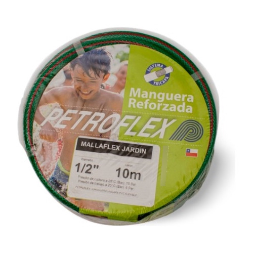 Manguera Riego 1/2 10mts Reforzada   Petroflex