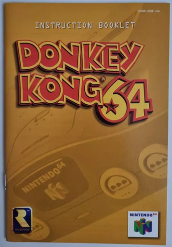 Instruction Booklet Donkey Kong 64