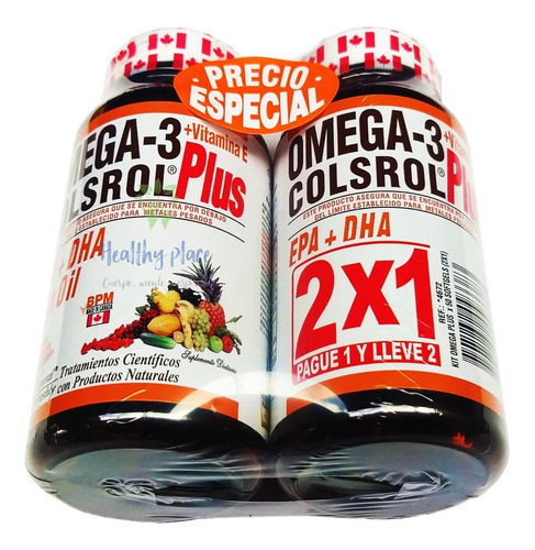 Omega 3 Pague 1 Lleve 2 Colsroll Or - Unidad a $490