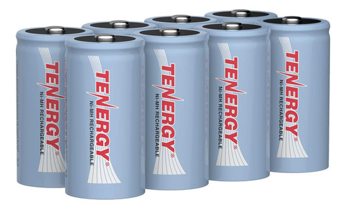 8pcs De Alta Capacidad (tenergy C Tamao 5000mah Alta Tasa Ni