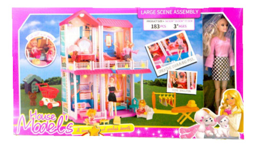 Juguete Casa Tipo Barbie House Model Para Niñas