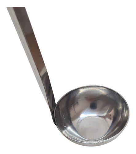 Imagen 4 de 10 de Cucharon Gastronomico N°12 46 Cm Largo Acero Inox Salsero