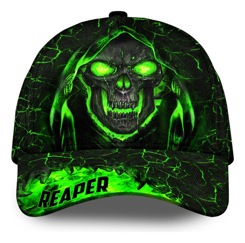 Asvance Gorra Béisbol Sombrero Único Calavera Lava Impreso