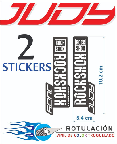 Sticker Bicicleta Mtb Rock Judy
