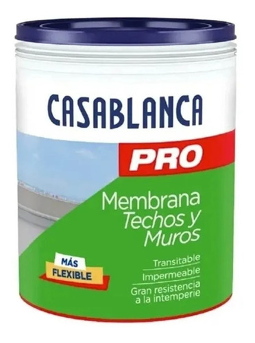 Membrana Liquida Casablanca Pro Techos Y Muros 20k Color Verde