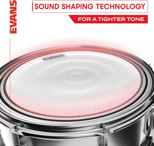 Ec2s Clear Fusion Pack 10/14 Hd Dry Snare Batter