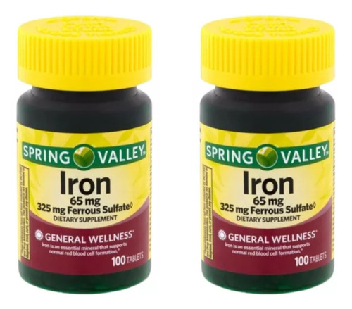 2 Hierro Spring Iron 65mg - Unidad a $1103