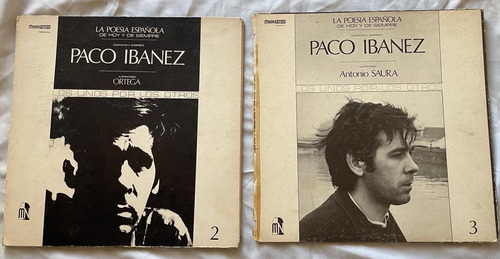 Paco Ibañez  X 2 Lp La Poesía Española De Hoy Y Siempre 