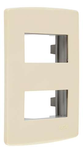 Placa Scudetto De 2 Ventanas, Marfil