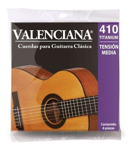 Encordadura La Valenciana Nylon Titanio 410t