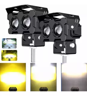 2pzs Luces Led Auxiliares Faros De Lupa Para Auto Moto 120w