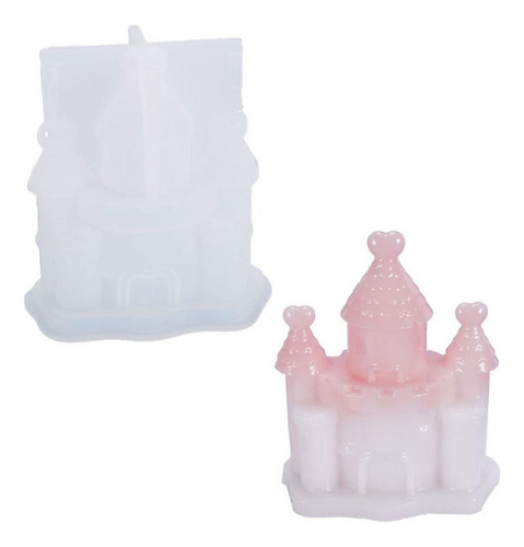 ~ Molde De Castillo De Silicona 3d Que Hace A Mano El Molde