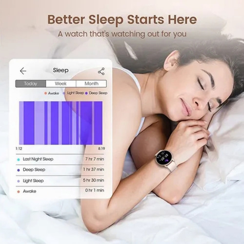 Imagen 4 de 8 de Rastreador De Salud Para Mujer Smartwatch Para Xiaomi Huawei