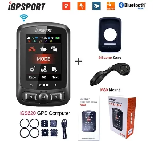 Gps Igpsport Igs620 + Strava Bluetooth + Sensor Cadência