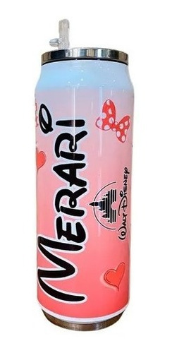 Termo Lata 500 Ml, Minnie Mouse Disney