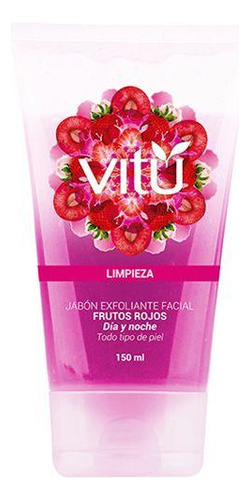 Jabón Exfoliante Vitu Frutos Rojos