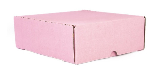 30 Mailbox Caja De Envios Carton Resistente Rosa 20x20x7