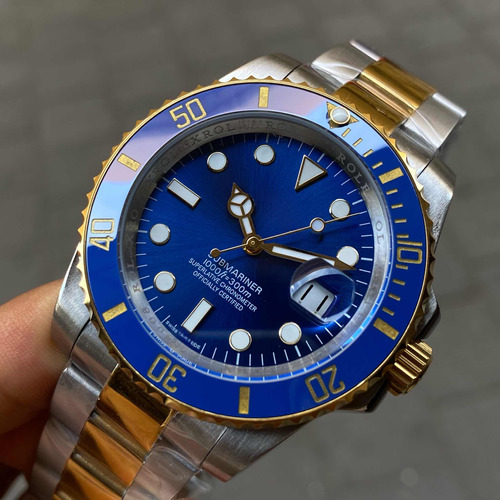 Reloj Submariner Azul Bitono 41mm (leer Descripción) (Reacondicionado)