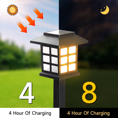 Lámpara Led Para Césped, 3 Unidades, Luces Solares Para Cami