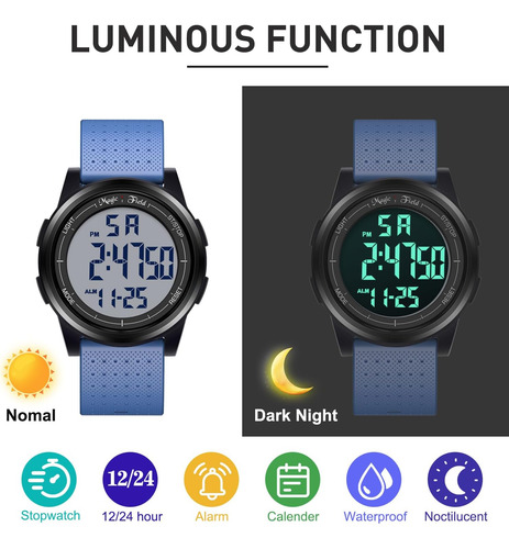 Manchda Reloj Digital Para Hombres Mujeres Deportes Reloj Ul