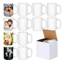 Comprar  Tazas Sublimación 15oz Blancas Con Caja, Para Café Y Té