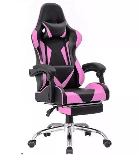 Primera imagen para búsqueda de silla gamer rosa