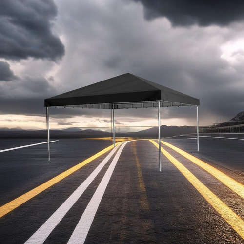 Tenda Piramidal 5x5 M Completa Lona - Estrutura Galvanizada