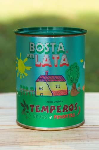 Imagem 2 de 3 de Fertilizante Orgânico Bosta Em Lata Temperos - 500g