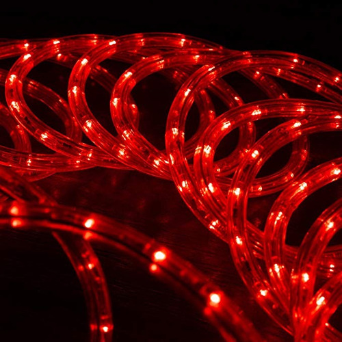 Al Oeste De Marfil 3/8  (10' Pies) Red Cuerda Luces Led 2 Wi