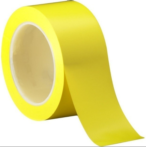 Banda Pvc Adhesiva Amarilla Demarcación Áreas Ancho 5cm