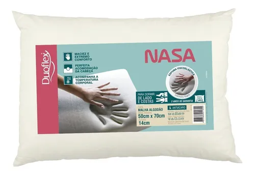 Travesseiro Nasa Baixo Duoflex Menor preço em Travesseiro Nasa Baixo Duoflex