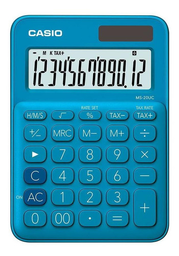 Calculadora Casio Ms-20uc-bu Azul