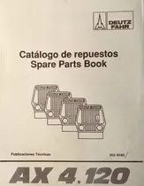 Comprar Manual De Repuestos Tractor Deutz Ax 4.120