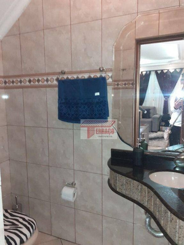 Imagem 15 de 30 de Sobrado Com 3 Dormitórios À Venda, 173 M² Por R$ 615.000,00 - Jardim Teles De Menezes - Santo André/sp - So1153