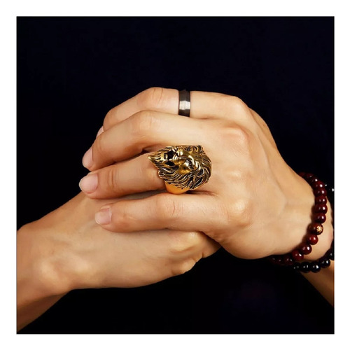 Anillos Acero Quirúrgico Chapados En Oro Y Plata. Tendencia.