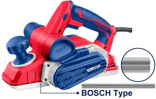 Cepillo Electrico De Carpinteria Madera 1050w Emtop