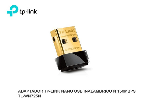 Adaptador Antena Wifi Usb Nano Inalámbrico 150mbps Tp-link