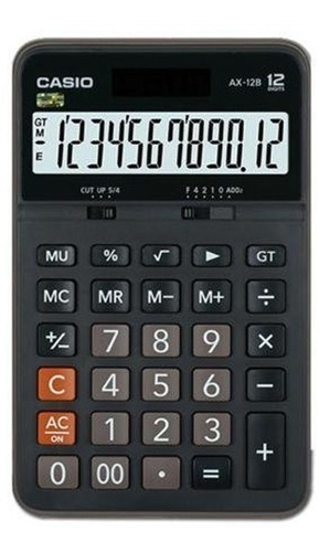 Calculadora De Mesa Casio Ax 12b 12 Dígitos