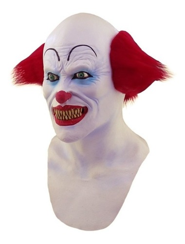 Màscara Scary Clown Payaso Sonriente Terror Halloween