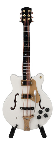 Adorno De Guitarra De Madera, Estuche De Madera En Miniatura