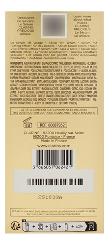 Clarins Precious Le Sérum Lift 30ml + Regalo
