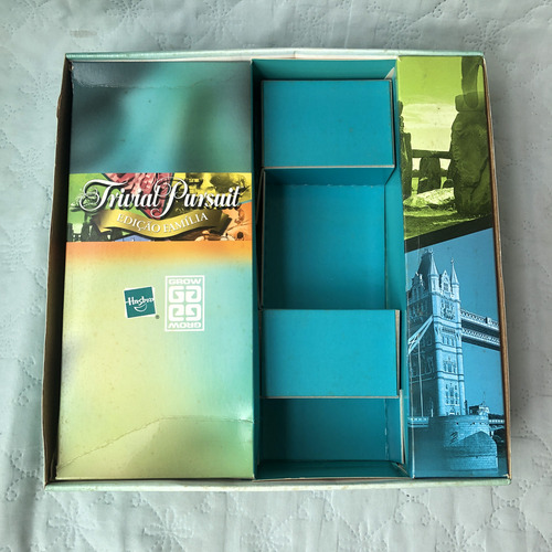 Jogo Trivial Pursuit Grow Hasbro Completo Antigo E Raro (Usado)
