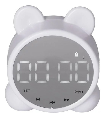 Reloj Despertador Ele-gate Reproductor Música Bluetooth Luz