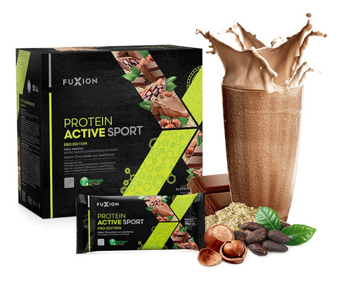 Protein Active Sport Fuxion Aumenta Masa Muscular 14 Sticks