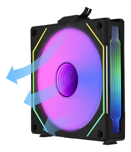 Ventilador Lian Li Uni Sl-infinity 120 Con Hoja Inversa, Col