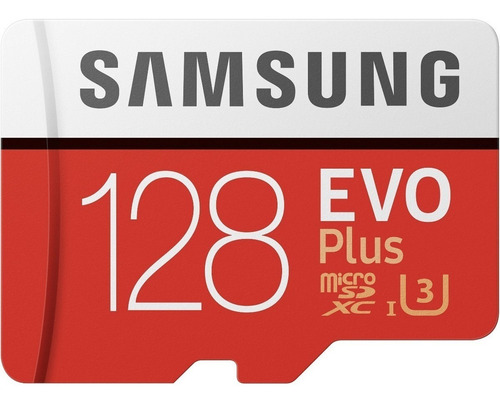 Cartão Samsung Micro Sd Evo Plus 128gb 100mb/s Uhs-3 U3 4k