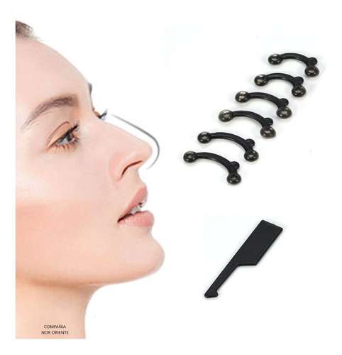 Corrector Nasal Silicona 3d Nose Up Respingador + Extractor
