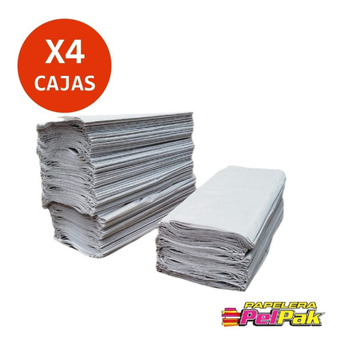 Toallas Intercaladas Papel Para Manos Blancas Pack Oferta