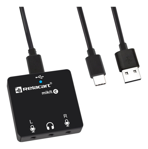 Relacart Mikit Interfaz De Audio Compacta De Doble Canal