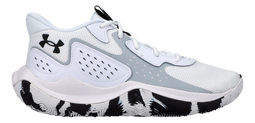 Tenis Under Armour Basquetbol Jet 23 Hombre Blanco